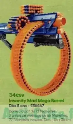 King Jouet Mega - insanity mad barrel offre