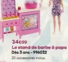 King Jouet Le stand de barbe à papa dès 3 ans offre
