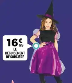 Zoé Confetti Le déguisement de sorcière offre