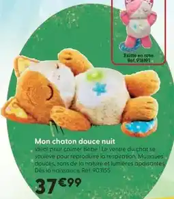 La Grande Récré Vtech baby - mon chaton douce nuit offre