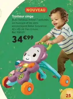 La Grande Récré Fisher-price - trotteur singe offre
