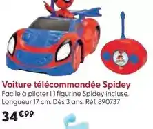 La Grande Récré Smoby - voiture télécommandée spidey offre