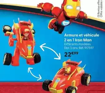 La Grande Récré Hasbro - armure et véhicule 2 en 1 iron man offre