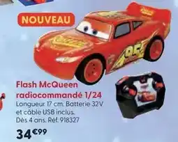 La Grande Récré Jada - flash mcqueen radiocommandé 1/24 offre