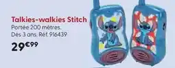 La Grande Récré Lexibook - talkies-walkies stitch offre