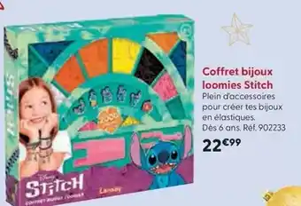 La Grande Récré Lansay - coffret bijoux loomies stitch offre
