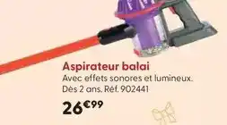 La Grande Récré Com'les vrais - aspirateur balai offre