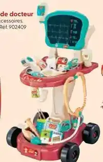 La Grande Récré Com'les vrais - chariot de docteur offre