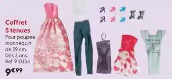 La Grande Récré Jenny - coffret 5 tenues offre