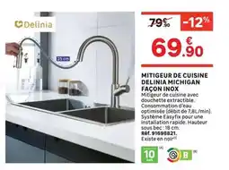 Leroy Merlin Mitigeur de cuisine delina michigan façon inox offre