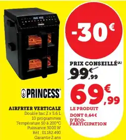 Hyper U Airfryer verticale offre