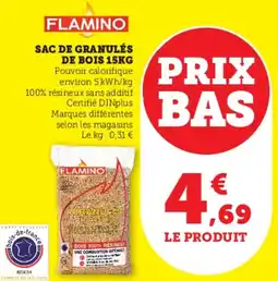 Hyper U Sac de granulés de bois 15kg offre