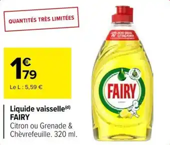 Liquide vaisselle fairy