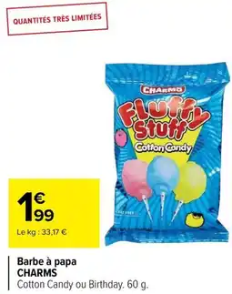 Carrefour Barbe à papa charms offre