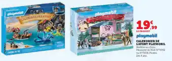 Super U Calendrier de l'avent playmobil offre