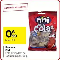 Carrefour Fini - bonbons offre