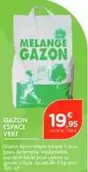 Point Vert Tous - gazon espace vert offre