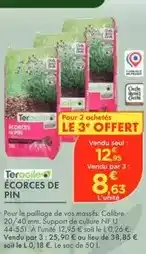 Point Vert U - écorces de pin offre