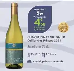 Point Vert Cellier des princes - chardonnay viognier offre