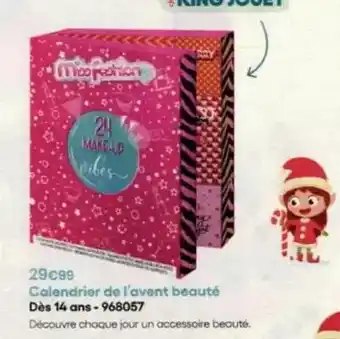 King Jouet Avent - calendrier de l'avent béauté dès 14 ans offre