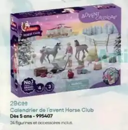 King Jouet Schleich - calendrier de l'avent horse club dès 5 ans offre