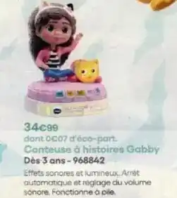 King Jouet Conteuse à histoire gabby dès 3 ans-968842 offre
