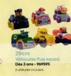 King Jouet Véhicules pup squad dès 3 ans offre