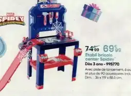 King Jouet Etabli bricolo center spidey dès 3 ans-995770 offre