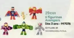 King Jouet 6 figurines avengers dès 3 ans-997076 offre