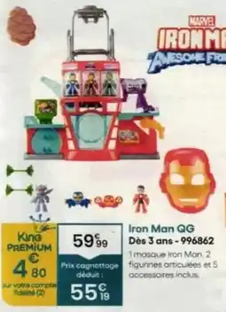 King Jouet Marvel - iron man qg offre