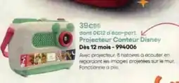 King Jouet Projecteur conteur disney dès 12 mois-994006 offre