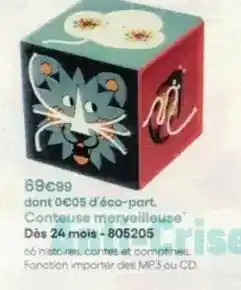 King Jouet Conteuse merveilleuse dès 24 mois - 805205 offre