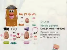 King Jouet Méga patate dés 24 mois offre