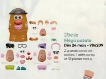 King Jouet Méga patate dés 24 mois offre