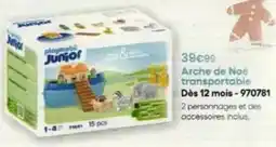 King Jouet Playmobil - arche de noé transportable dés 12 mois - 970781 offre
