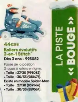 King Jouet Stitch - rolliers évolutifs 2 en-1 offre