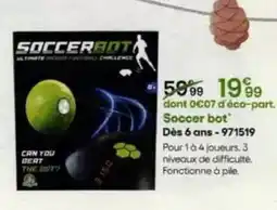 King Jouet Soccer bot offre