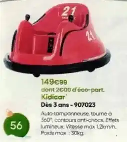 King Jouet Playmobil - kidicar dés 3 ans - 907023 offre