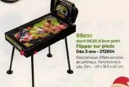 King Jouet Dim - flipper sur pieds des 3 ans-212804 offre