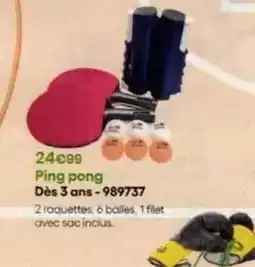 King Jouet Ping pong dès 3 ans-989737 offre