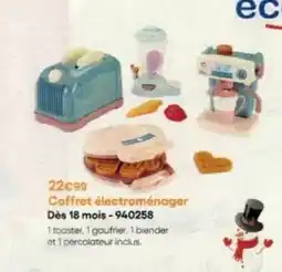 King Jouet Coffret électroménager dés 18 mois - 940258 offre