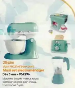 King Jouet Maxi set electroménager dés 3 ans-964296 offre