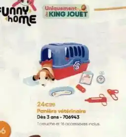 King Jouet King - panière vétérinaire dès 3 ans offre