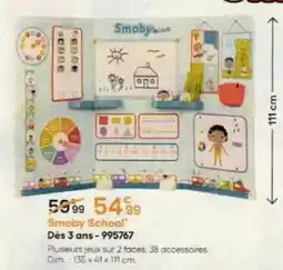 King Jouet Conde - smoby school des 3 ans 995767 offre
