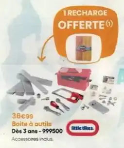 King Jouet Little tikes - boîte à outils dés 3 ans-999500 offre