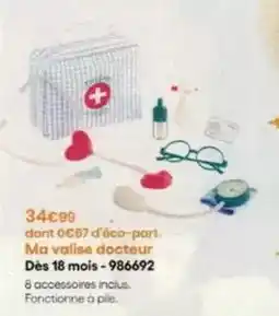 King Jouet Ma valise docteur offre