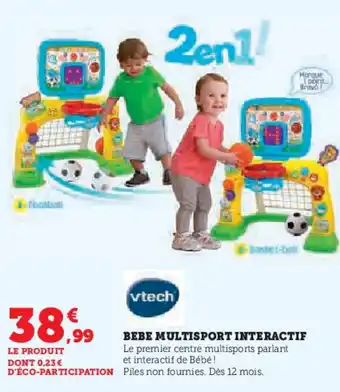 Super U Bebe multisport interactif offre