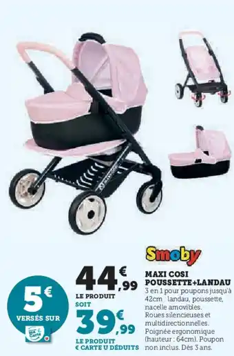 Super U Maxi cosi poussette+landau offre