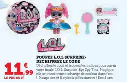 Super U Poupee lo.l surprise- dechiffrez le code offre