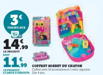 Super U Coffret sorbet du chaton offre